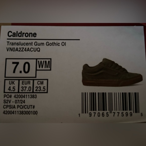 Vans Caldrone Suede Women’s Shoes - Picture 6 of 15